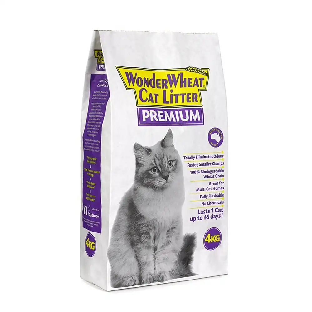 Wonder Wheat Cat Litter Premium 4kg