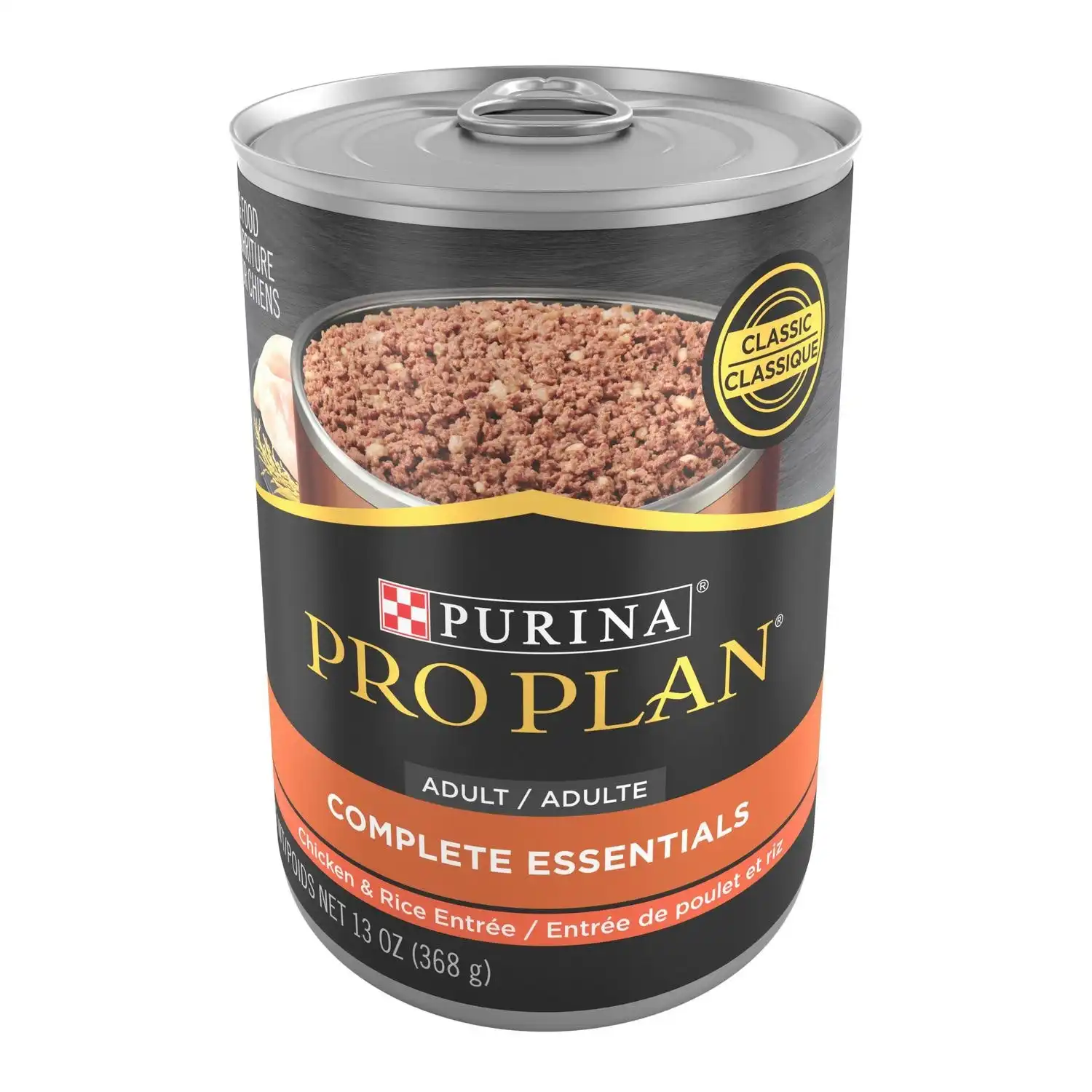 Pro Plan Chicken & Rice Wet Dog Food 12x368g