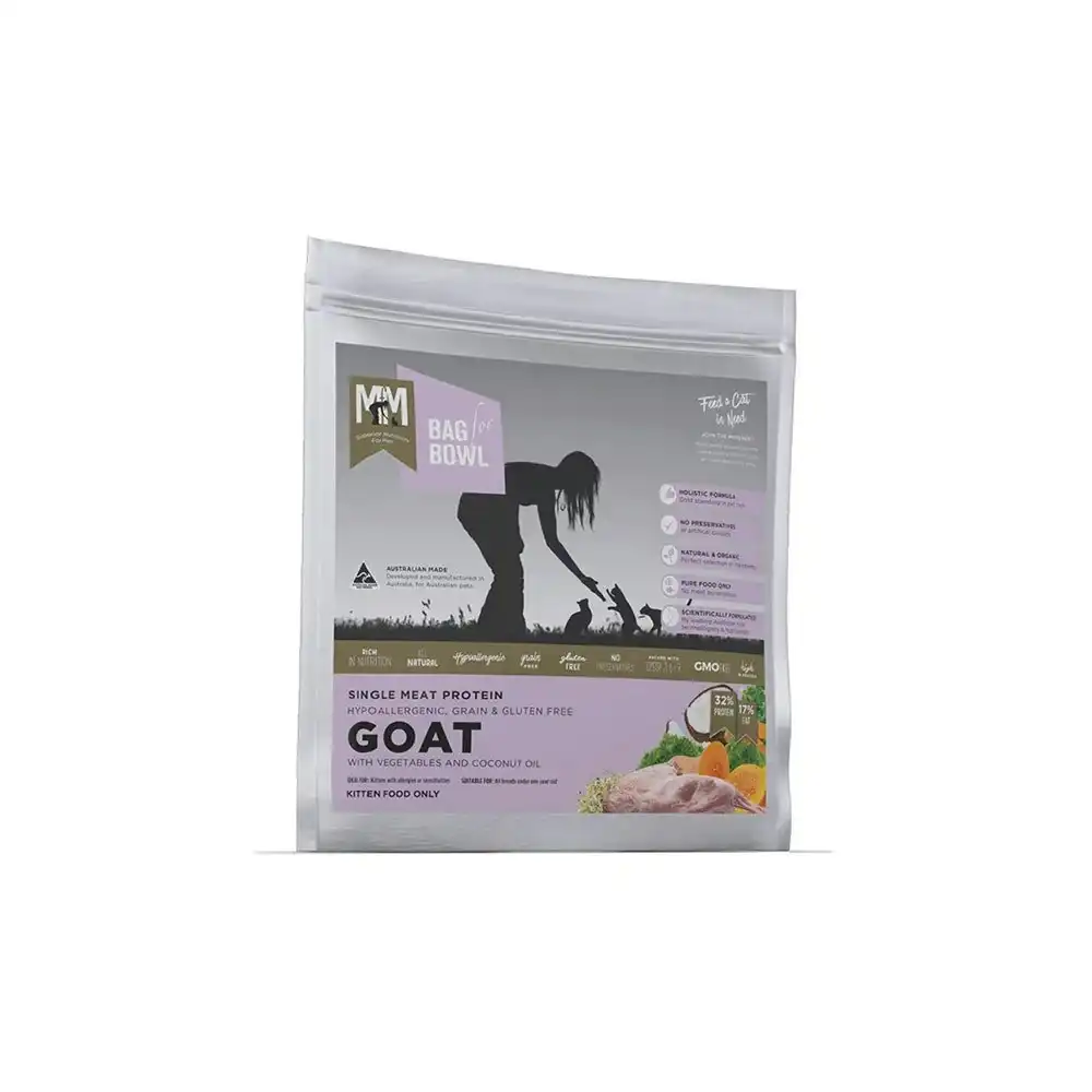 Meals For Meows Kitten Grain Free Single Protein Goat Dry Cat Food 2.5kg
