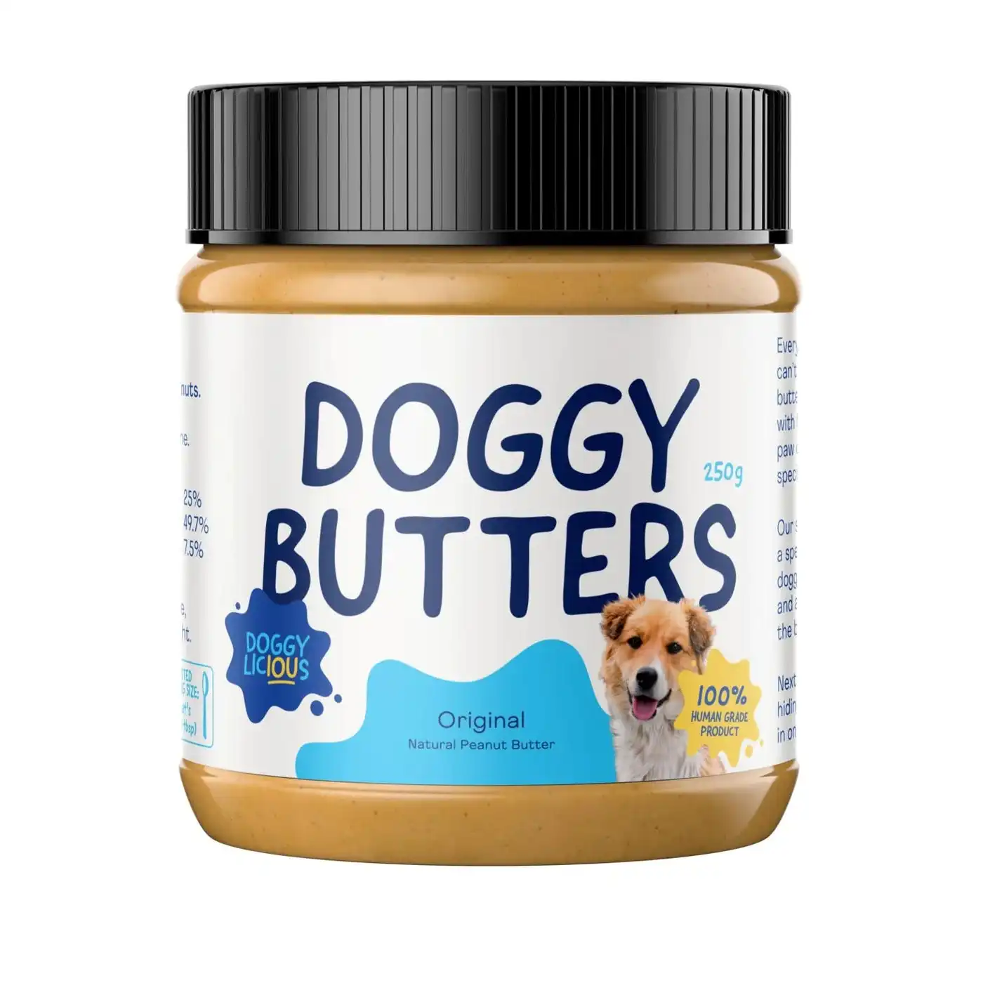 Doggylicious Original Doggy Peanut Butter 250g