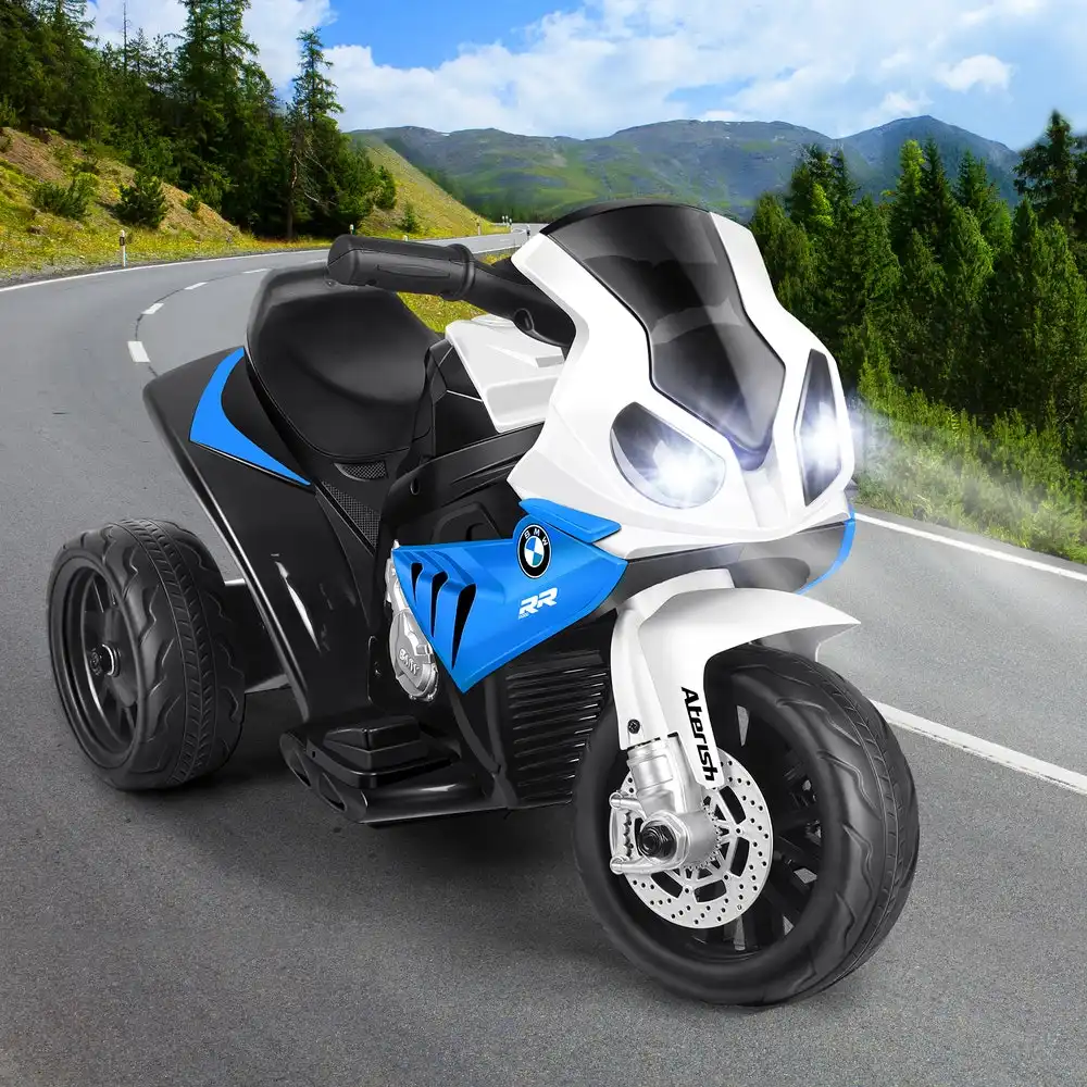 Alfordson Kids Ride On Motorbike Car Toy BMW Licensed Blue
