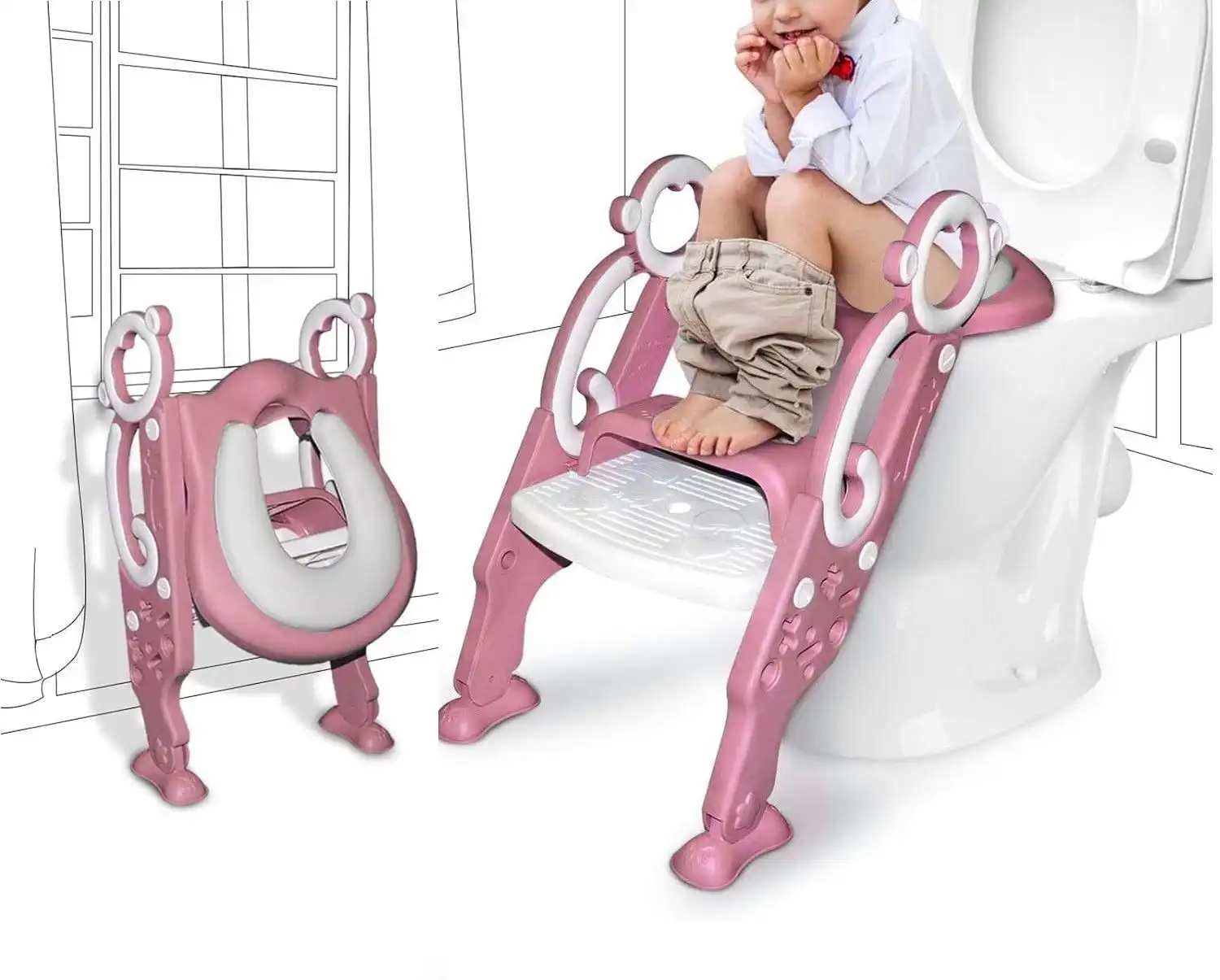 Potty Training Seat Toddler Toilet Pink
