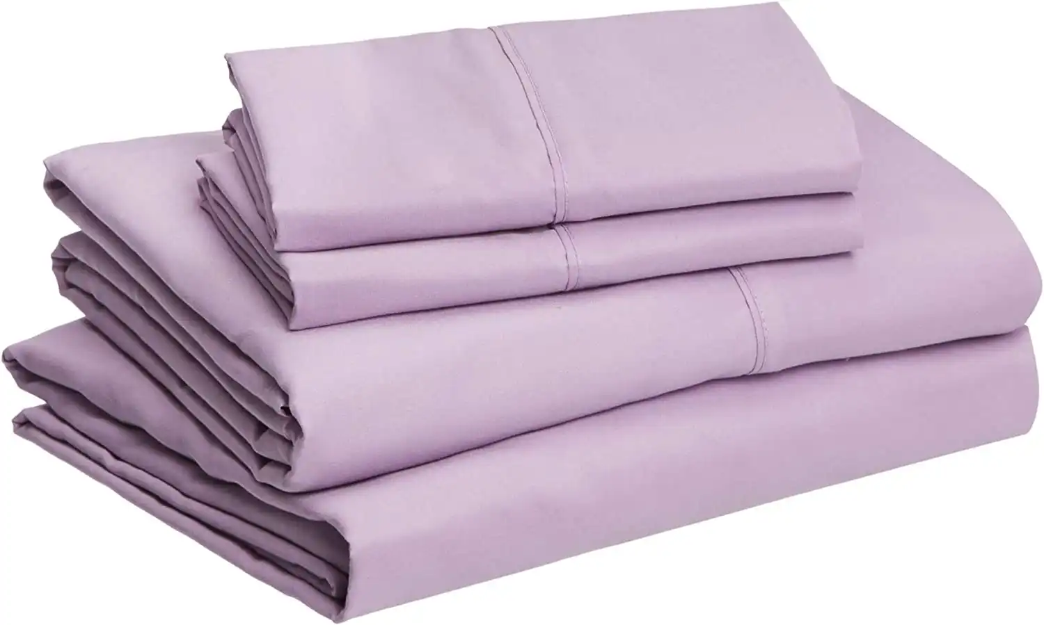 Queen Bed Sheet Set, Lightweight Microfiber, 36 cm Deep Pockets, Frosted Lavender