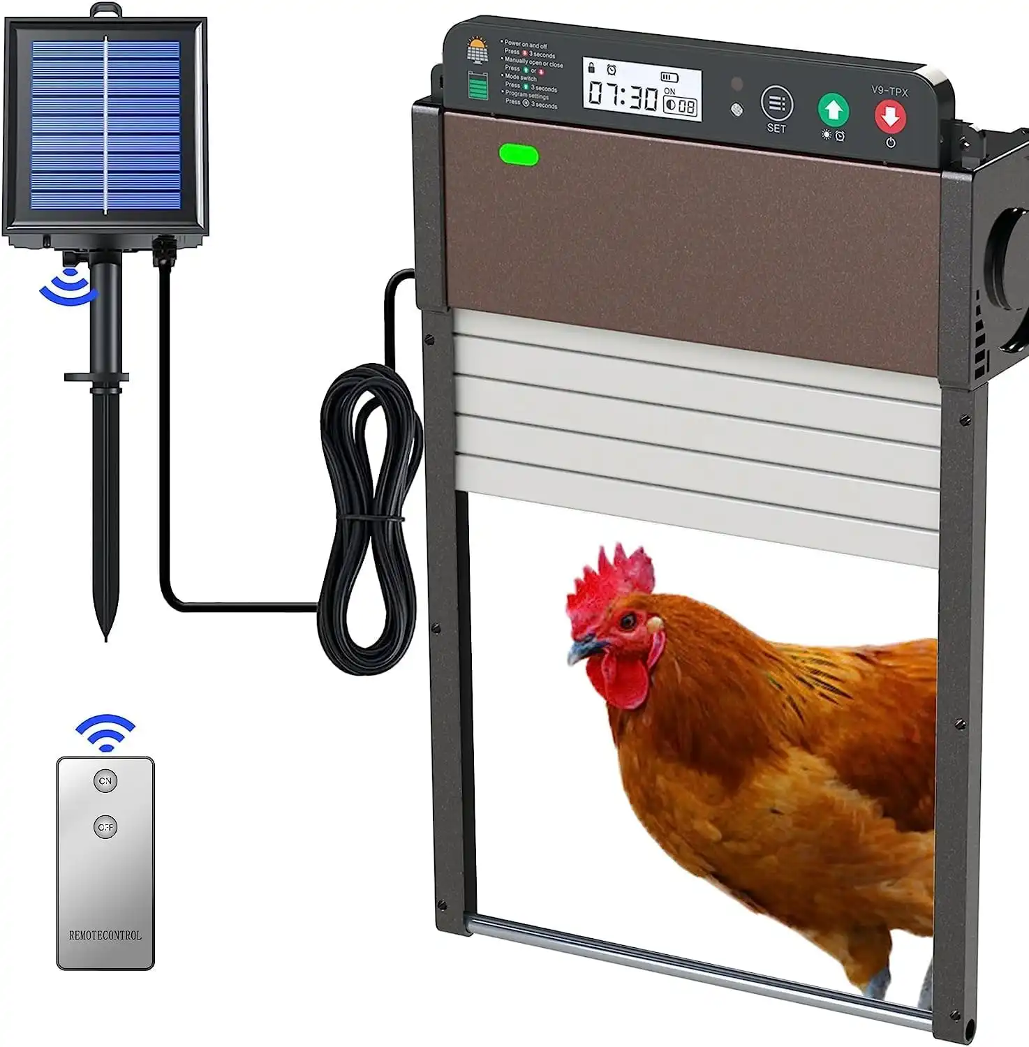 Automatic Solar Chicken Coop Door Opener