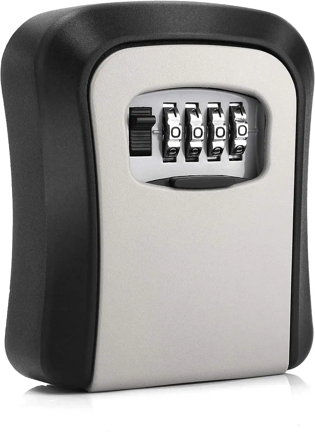 Key Lock Box Wall Mounted, Waterproof Key Storage, 5 Keys Capacity, Re-Settable Code, Indoor/Outdoor