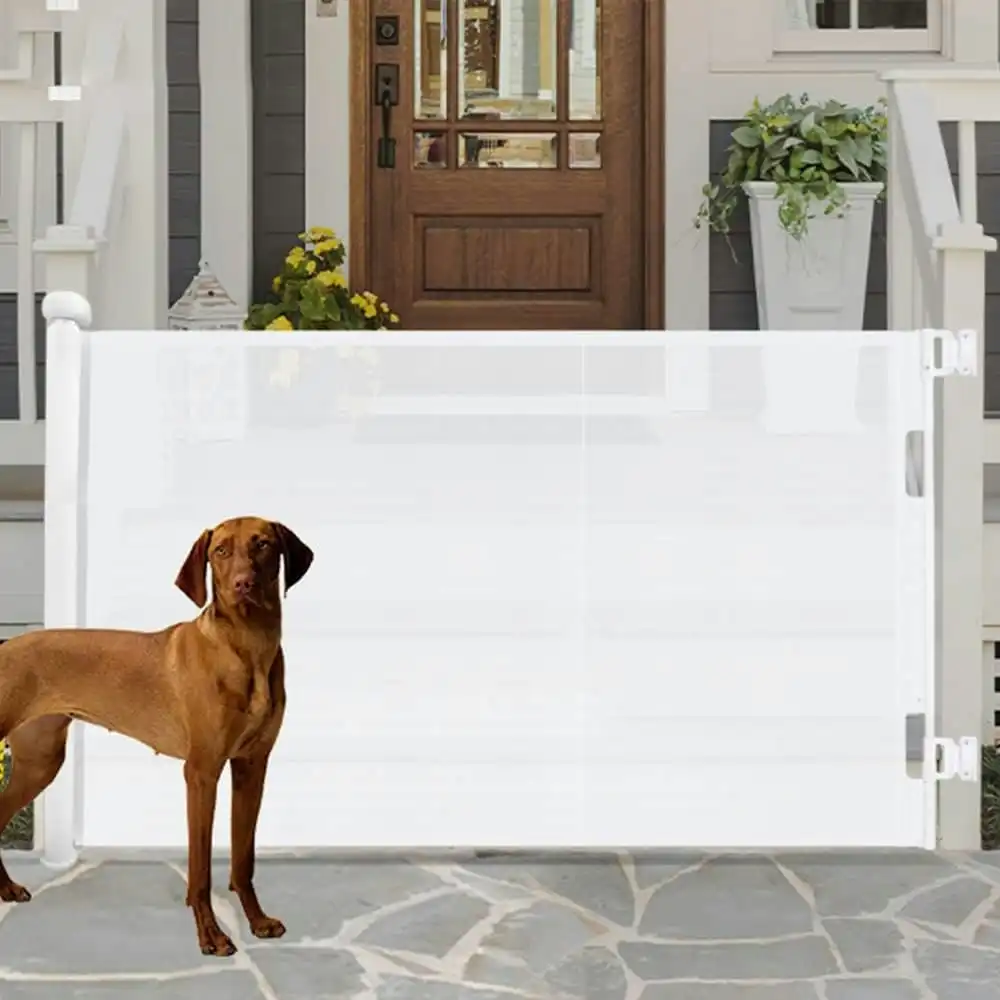 Retractable Safety Gate Baby Dog Extra Wide, Wide Doorways Stairs