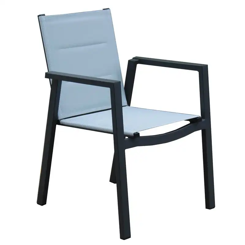 Madrid Aluminium Padded Chair