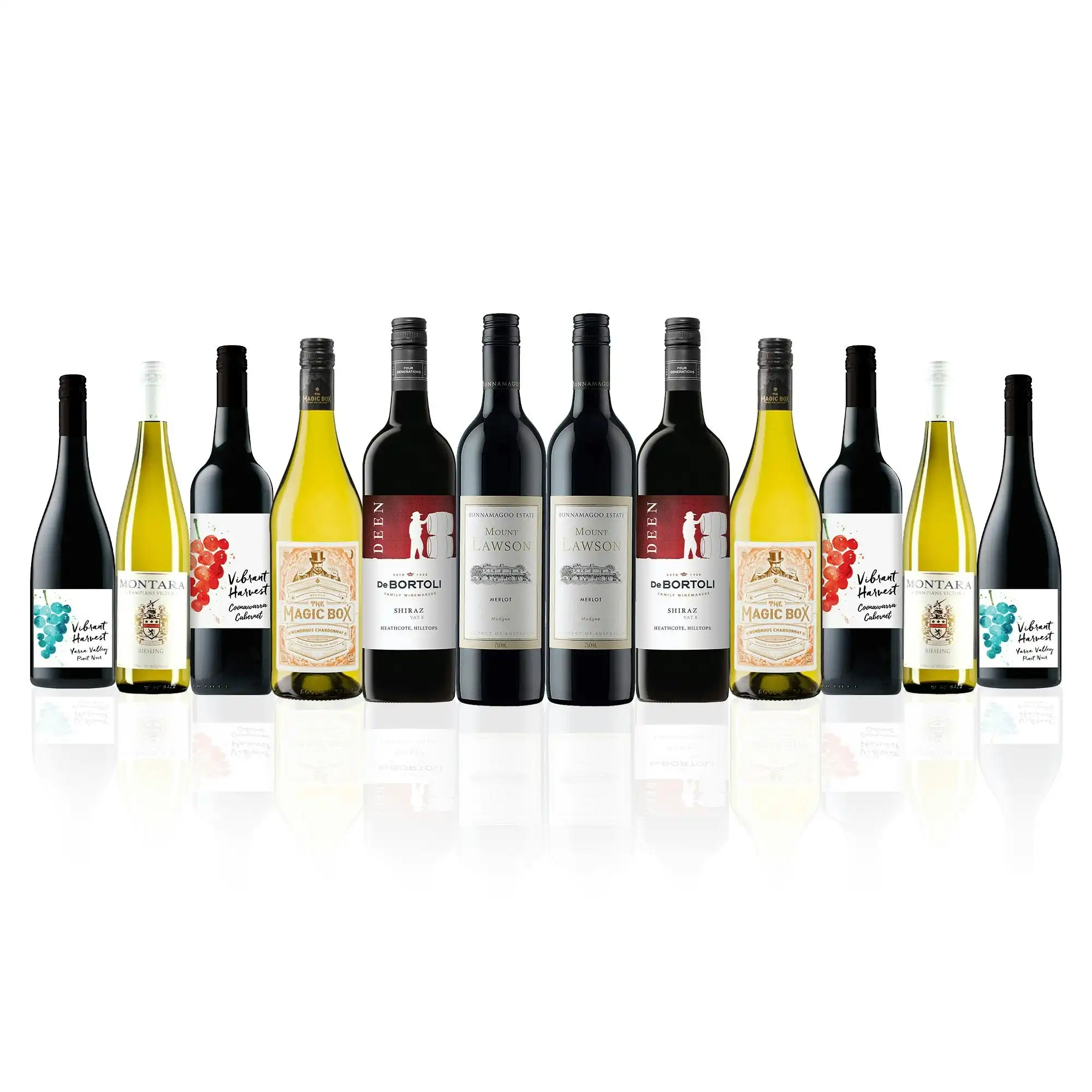 Awesome Aussie Assortment Mixed Wine Dozen (12 Bottles)