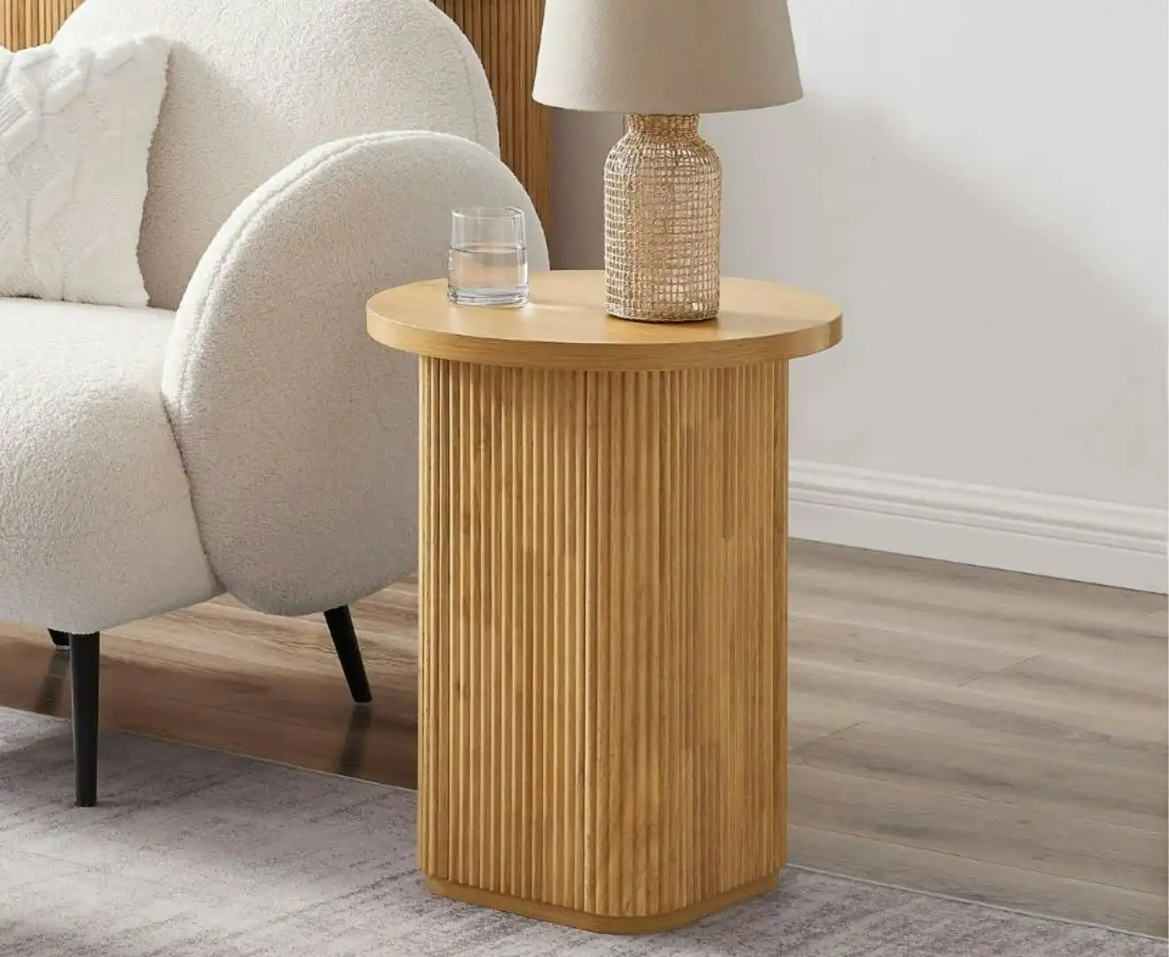 Kate Round Column Side Table