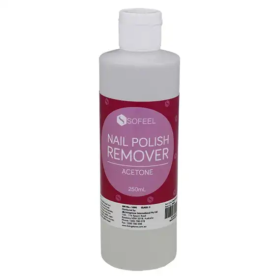 Sofeel Nail Polish Remover Acetone Clear 250ml