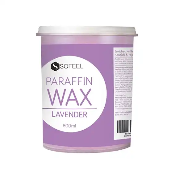 Sofeel Paraffin Waxes Lavender 800ml Jar Purple
