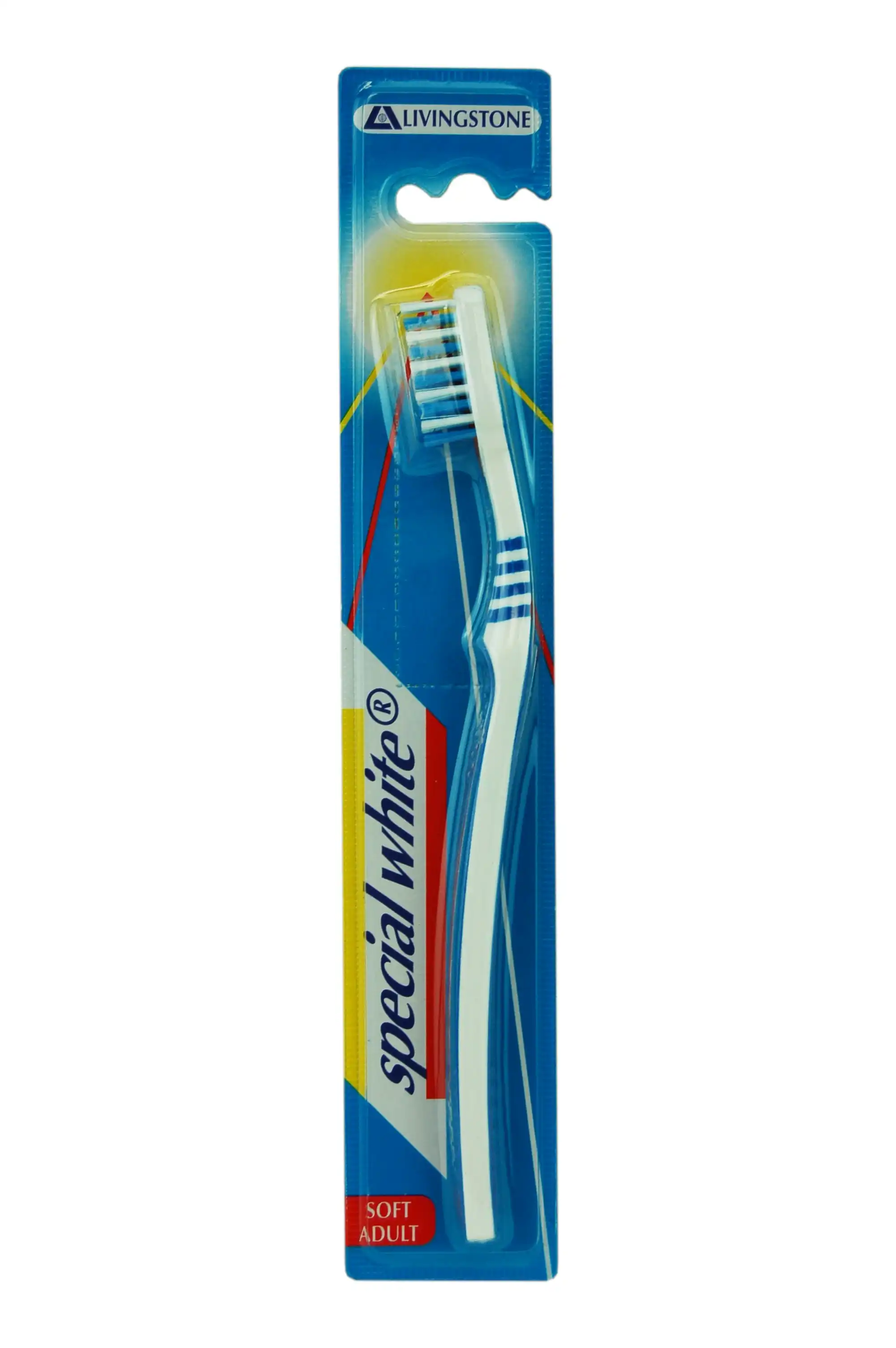 Livingstone Special White Toothbrush Adult Soft Bristles