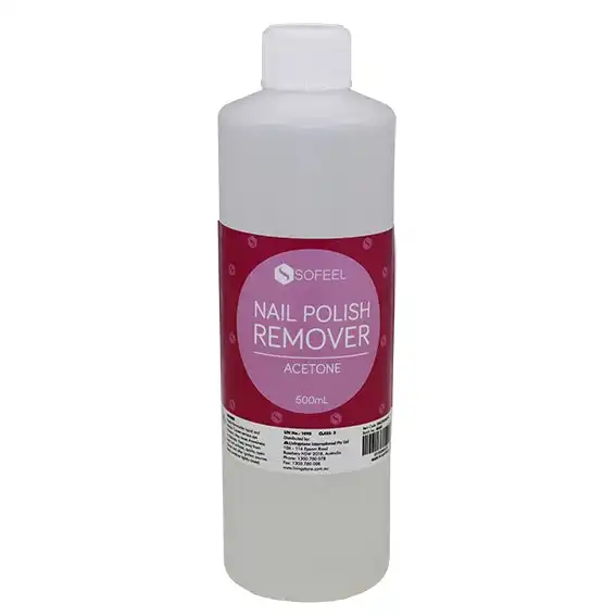 Sofeel Nail Polish Remover Acetone Clear 500ml