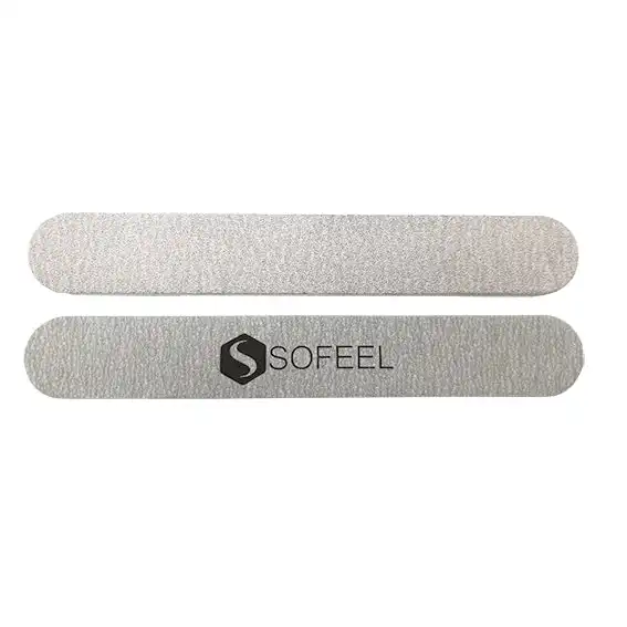 Sofeel AA Zebra Nail File 120/240 Grit 1.9 x 13cm White Core