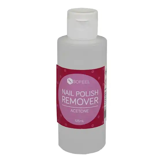 Sofeel Nail Polish Remover Acetone Clear 125ml