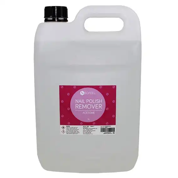 Sofeel Nail Polish Remover Acetone Clear 5L