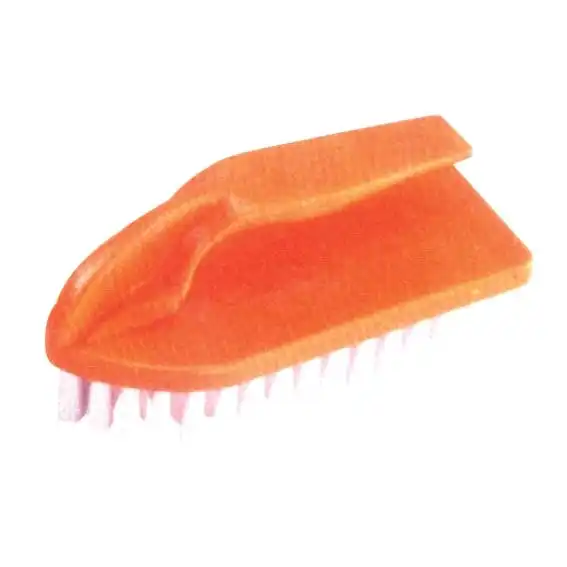 Livingstone Orange Cleaning Brush with Handle (L)13.5 x (W)5.8cm