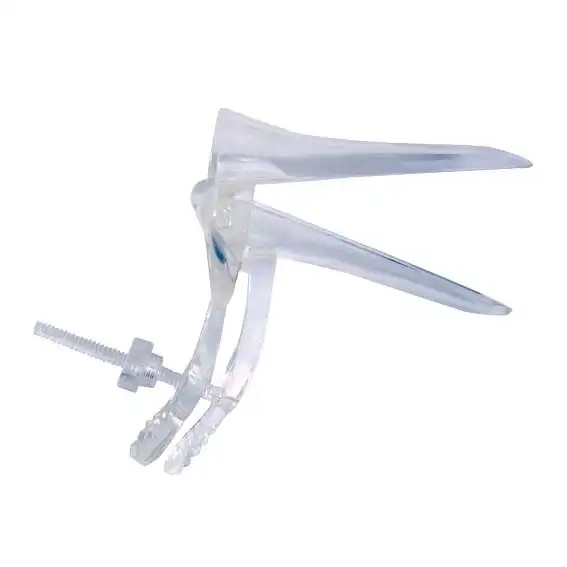 EOS Vaginal Speculum, Duckbill, Cusco Screw Action, Recyclable Plastic, Clear, Small, 200 Pieces/Carton