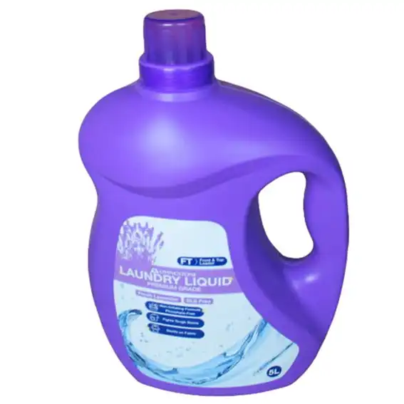 LivEco Premium Grade Laundry Liquid Detergent Fresh Lavender Scent 5L Bottle 3 Carton
