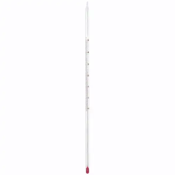 Livingstone Laboratory Thermometer Red Spirit -10 to 50° C 1° Division 300(L)mm