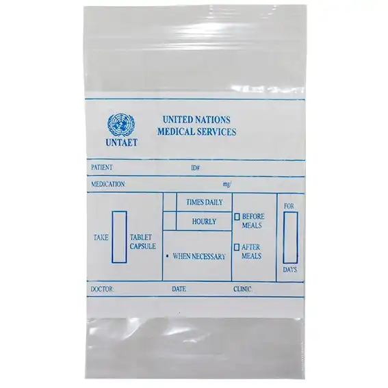 Livingstone Resealable Plastic Zip Lock Bag Clear with UN Logo 80 x 120 mm 1000 Pack