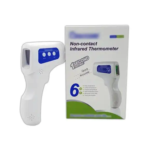 Liv Non-Contact Infrared Thermometer Highly Accurate and Sensitive Infrared Sensor Heavy Duty Batteries Excluded 1 Box