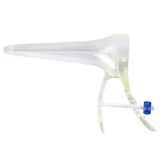 EOS Vaginal Speculum, Duckbill, Cusco Screw Action, Recyclable Plastic, Clear, Extra Large, Each