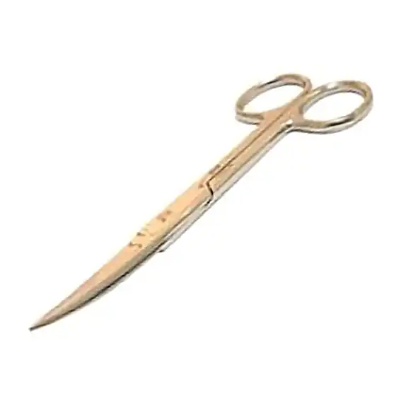 Livingstone Nurses Surgical Dissecting Scissors 16cm Sharp/Sharp Curved Stainless Steel