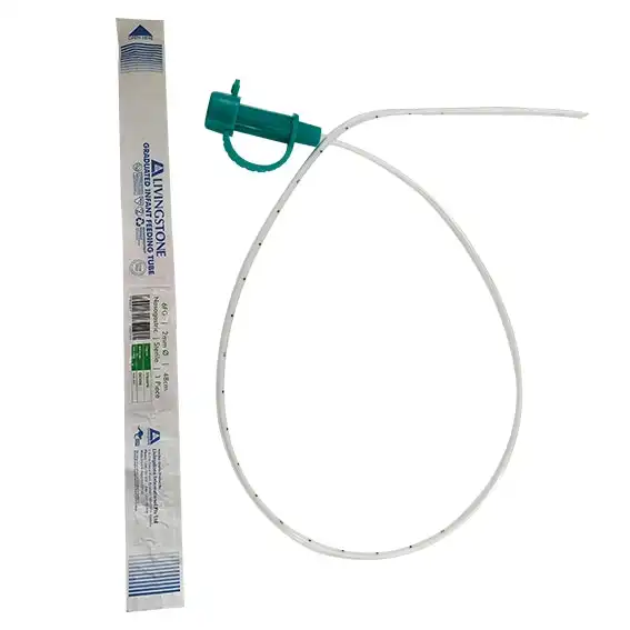 Livingstone Infant Feeding Tube 6FG Diameter 2mm 48cm Graduated Sterile
