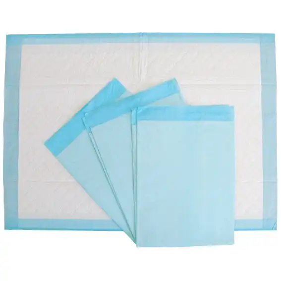 Livingstone Incontinence Underpad, 5-Ply Tissue, 56 x 40cm, 170ml, Machine Cut, Bluey, 250/Carton, 6 Cartons