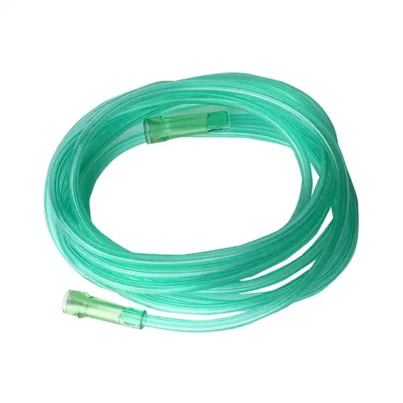 Livingstone Oxygen Tube or Tubing Non-Kink with Funnel Connectors 7mm Inner Diameter 3m Green