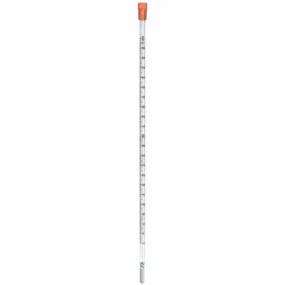 Livingstone Laboratory Thermometer Mercury Minus 10 to 200°Celsius 2.0° Division Partial Immersion 300(L)mm