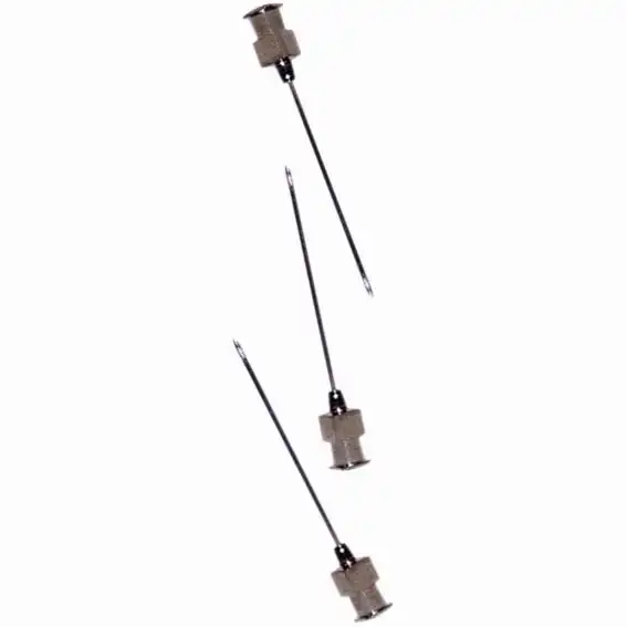 Livingstone Reusable Needles Luer Lock Gauge 23 x 25mm Stainless Steel 12 Box