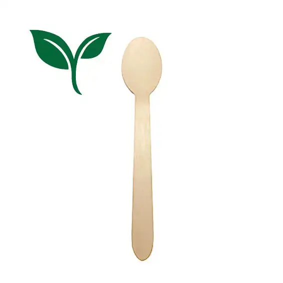 Liv Eco Wooden Spoon, 160mm, Non-Sterile, 20 Pieces/Pack