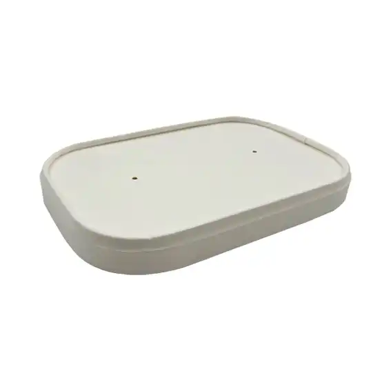 LivEco Rectangular Paper Take Away Container Lid Paper 300 Carton