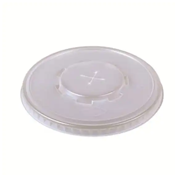 Lids for Foam Cup Translucent Straw Slotted 1000 Carton