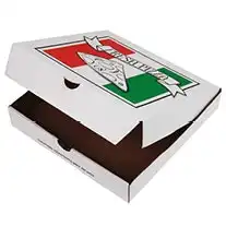 Livingstone Regular Pizza Box 11 Inches White 100 Pack