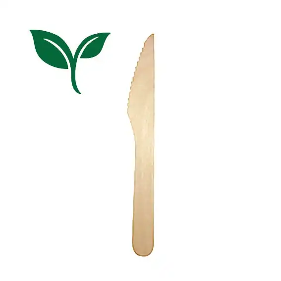 Liv Eco Wooden Knife, 165 x 22mm, Non-Sterile, 20 Pieces/Pack