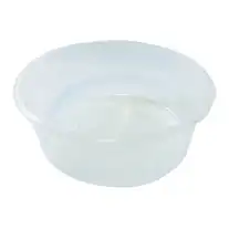 Livingstone Round Base Plastic Take-Away Containers without Lid 10oz or 280ml Clear 500 Carton