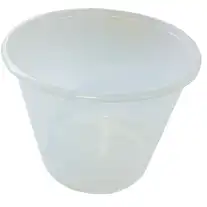 Livingstone Round Base, Recyclable Plastic Take-Away Containers without Lid, 30oz or 850ml, Clear, 500 Pieces/Carton x3