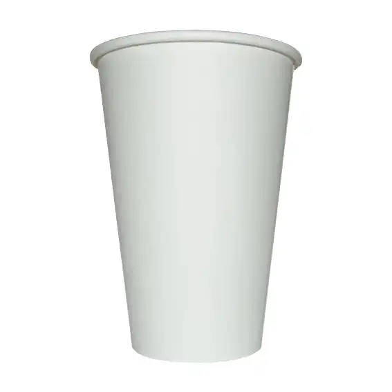 Livingstone Paper Drinking Cups, 473ml or 16oz, White, 50 Pieces/Bag