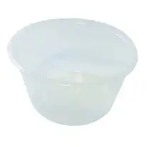 Livingstone Round Base, Recyclable Plastic Take-Away Containers without Lid, 20oz or 540ml, Clear, 500 Pieces/Carton x5