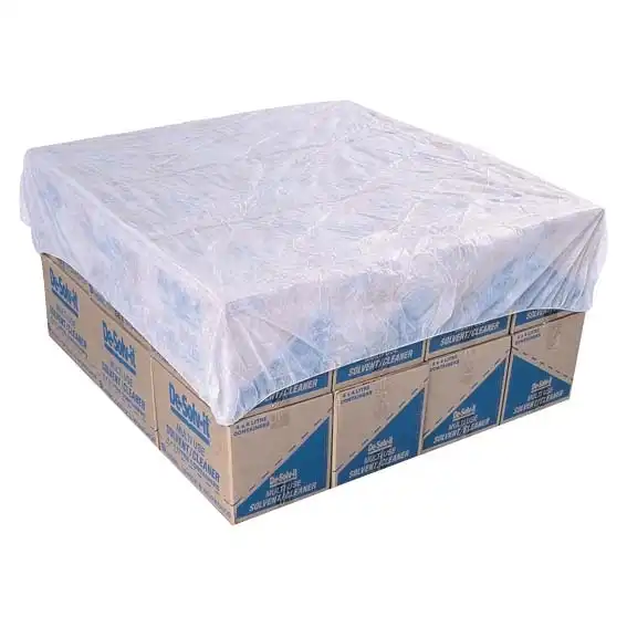 Livingstone Pallet Drum Crate Top Covers 1400 x 1400mm 9 Microns Polypropylene White 50 Carton