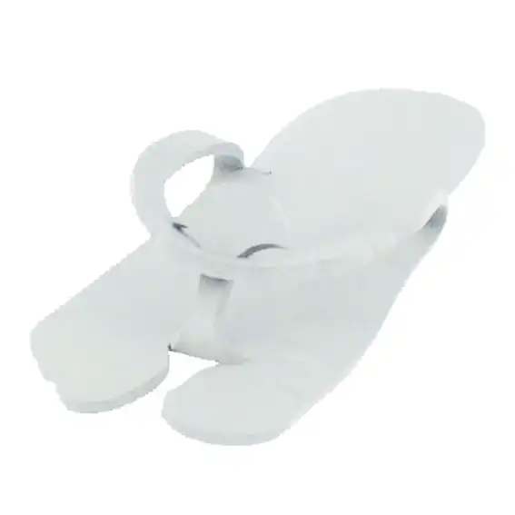 Sofeel Thong Shaped EVA Foam Slippers White 1 Pack