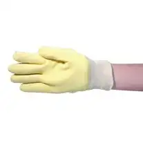 Safeplus Excelsafe Freezer or Working Short Cuff Gloves 27cm Yellow Latex Coated Waterproof