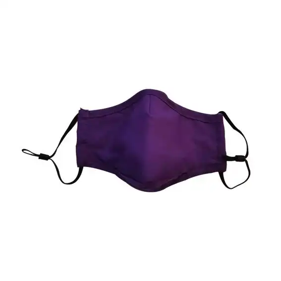 Livingstone Cloth Child Face Mask Washable 2-Ply 20 x 12cm Purple