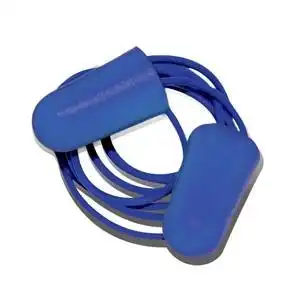 Livingstone Corded Ear Plugs, Metal Detectable, Blue, 100 Pairs/Box x8