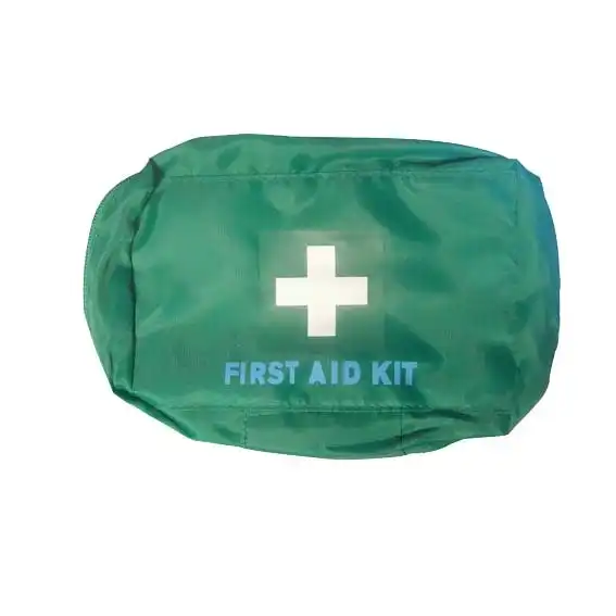 Unbranded First Aid Empty Nylon Pouch 18 x 11 x 7cm Green