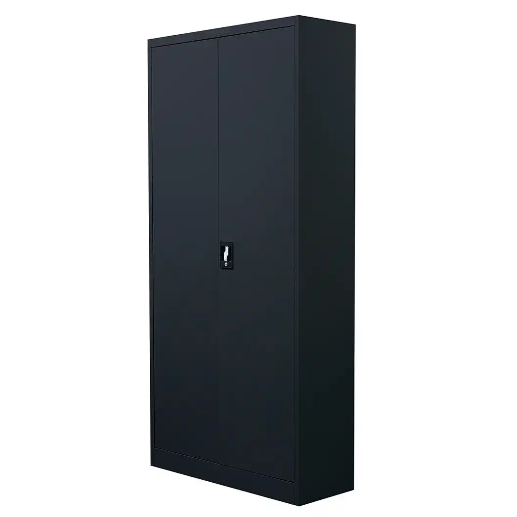 Stratco Utility 2 Door Cabinet Black