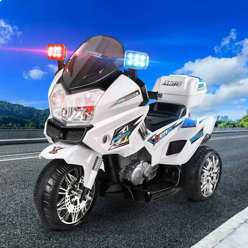 Alfordson Kids Ride On Car Patrol Motorcycle Electric 60W Motors BMW Inspired